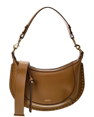 Isabel Marant Naoko Leather Shoulder Bag In Brown
