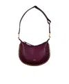 Isabel Marant Naoko Logo Printed Crossbody Bag In Red