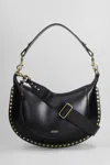 Isabel Marant Moon Logo Debossed Mini Shoulder Bag In Black