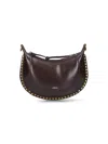 Isabel Marant Naoko Leather Crossbody Bag In Brown