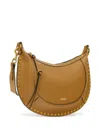 Isabel Marant Oskan Moon Crossbody Bag In Brown