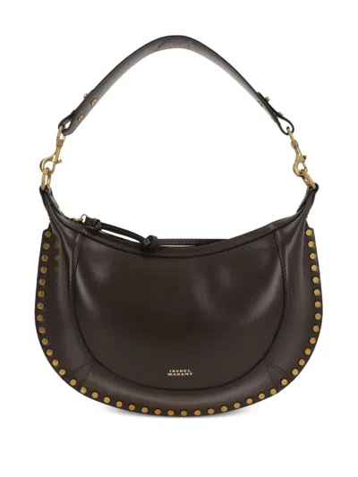 Isabel Marant Oskan Moon Shoulder Bag In Brown