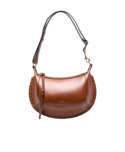 ISABEL MARANT ISABEL MARANT OSKAN MOON ZIPPED SHOULDER BAG