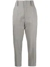 Isabel Marant Sopiavea Plaid-check Tapered Trousers