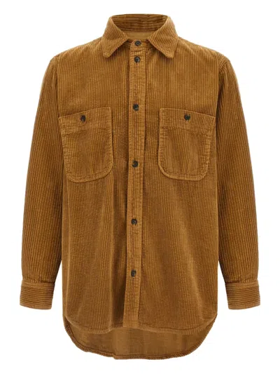 ISABEL MARANT NARIO CORDUROY-EFFECT SHIRT