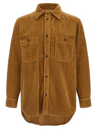 Isabel Marant Nario Puffer Jackets Beige In Brown