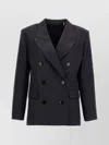 Isabel Marant Natalia Double-breasted Wool-flannel Blazer
