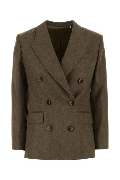 Isabel Marant Natalia Blazer In Brown