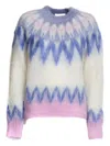 Isabel Marant Natania Fair-isle Pattern Sweater In Multi