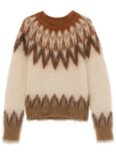 Isabel Marant Natania Knit Top In Multi