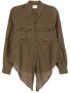 Isabel Marant Nath Shirt In Green