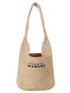 Isabel Marant Small Praia Raffia Tote Bag In Natural