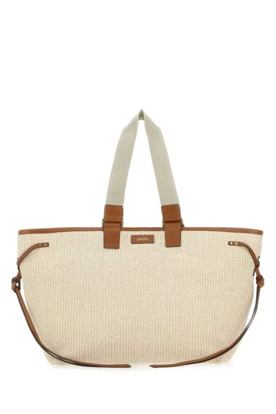 Isabel Marant Natural Wardy Tote In Brown