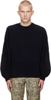 Isabel Marant Navy Bartolo Sweater In Midnight 30mi