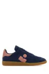 Isabel Marant Beth Bicolor Mixed Leather Sneakers