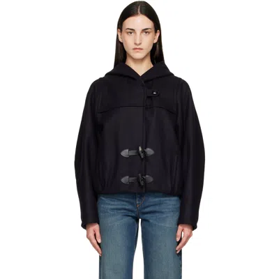 Isabel Marant Navy Trixie Jacket In 30dn Dark Navy