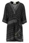 Isabel Marant Dress 'nawel' V-neckline Belted Waist