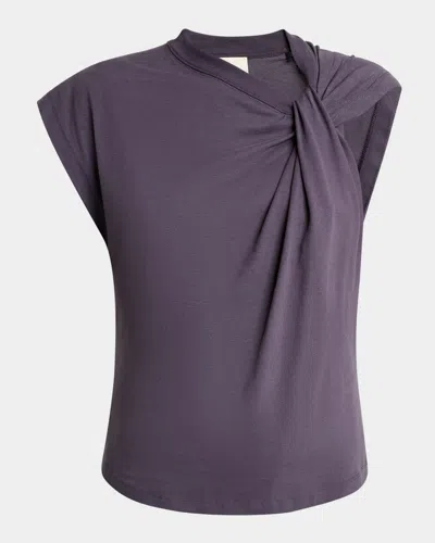 Isabel Marant Nayda Asymmetric Cotton T-shirt