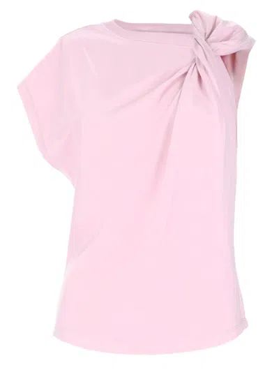 Isabel Marant Nayda Asymmetric T-shirt In Pink