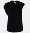 Isabel Marant Nayda Gathered Cotton Jersey T-shirt In Black
