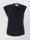 Isabel Marant Nayda Ribbed Crew-neck Cotton T-shirt