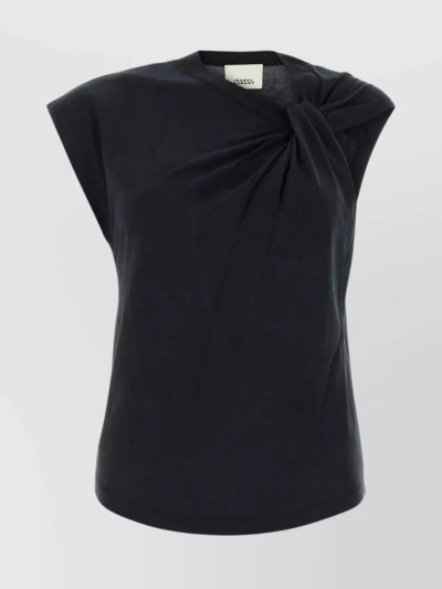 ISABEL MARANT NAYDA RIBBED CREW-NECK COTTON T-SHIRT