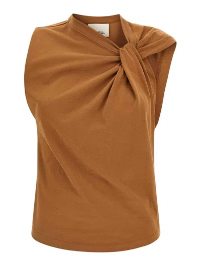Isabel Marant Nayda Top In Neutral