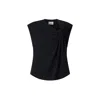 Isabel Marant Nayda Gathered Cotton Jersey T-shirt In Black