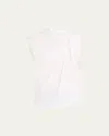 Isabel Marant Nayda Bow-detailed T-shirt In White