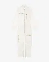Isabel Marant Nelio Overall In Ecru