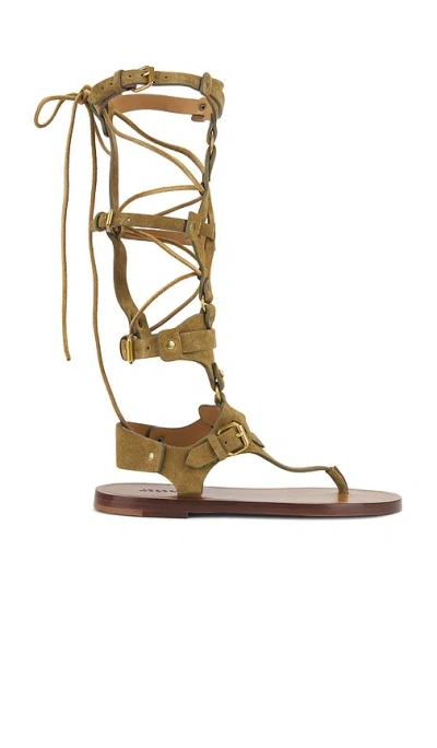 Isabel Marant Nensi Sandal In Taupe