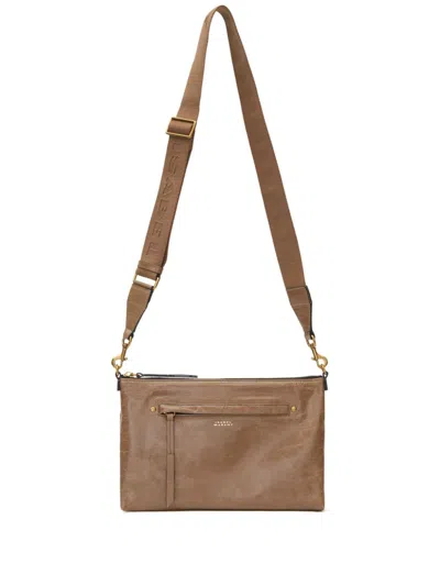 Isabel Marant Nessah Crossbody Bag In Brown
