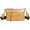 Isabel Marant Nessah Leather Crossbody Bag In Brown