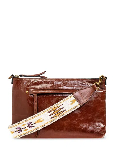 Isabel Marant Nessah Shoulder Bag In Brown