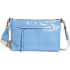 Isabel Marant Nessah Wardy Leather Crossbody Bag In Blue