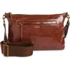 Isabel Marant Nessah Wardy Leather Crossbody Bag In Brown