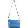 Isabel Marant Nessah Wardy Leather Crossbody Bag In Cobalt