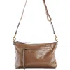 Isabel Marant Nessah Wardy Leather Crossbody Bag In Brown