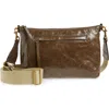 Isabel Marant Nessah Wardy Leather Crossbody Bag In Brown