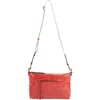 Isabel Marant Nessah Wardy Leather Crossbody Bag In Magma
