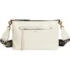 Isabel Marant Nessah Wardy Xo Capsule Leather Shoulder Bag In Ecru