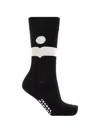 Isabel Marant Calzini Nesson Medi Con Logo In Black