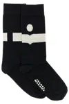 Isabel Marant Calzini Nesson Medi Con Logo In Black