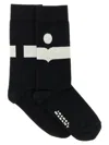 Isabel Marant Calzini Nesson Medi Con Logo In Black