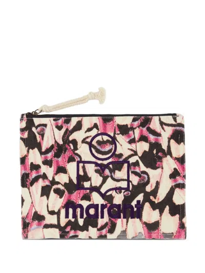Isabel Marant Netia Clutch Bag In Pink