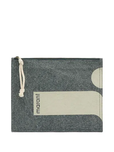 ISABEL MARANT NETIA ZIP CLUTCH BAG