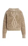Isabel Marant Dorota Chunky-knit Alpaca-blend Jumper In Multi