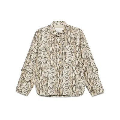 ISABEL MARANT ISABEL MARANT NEUTRALS JACKETS - BOMBER JACKETS WOMEN