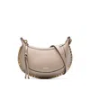 Isabel Marant Oskan Stud-embellished Shoulder Bag In White
