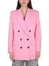Isabel Marant Double-breasted Nevim Blazer With Peak Lapel 40 Italian Size